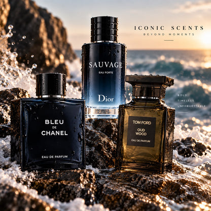 🖤 The Iconic Fragrance Trio — 3 Luxury Scents Gift