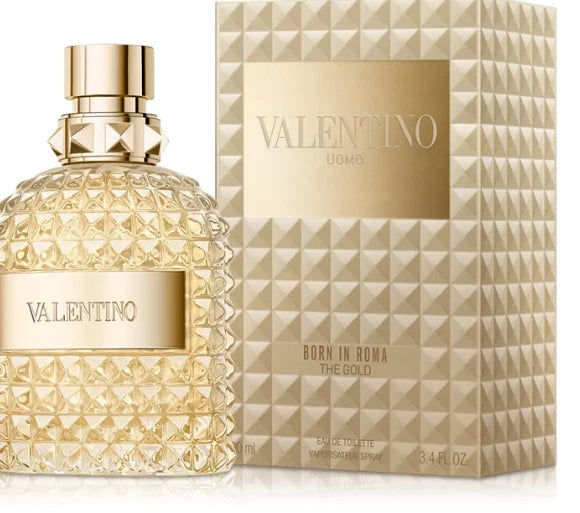 Valentino Uomo Born In Roma The Gold EDT 3.4 oz (100ml) Men